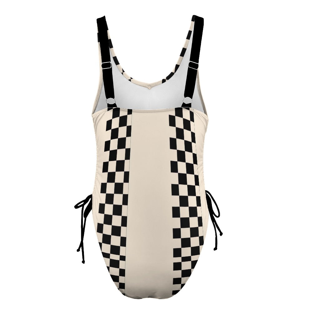 RACER RETRO ADJUSTABLE ONE PIECE SWIM SUIT