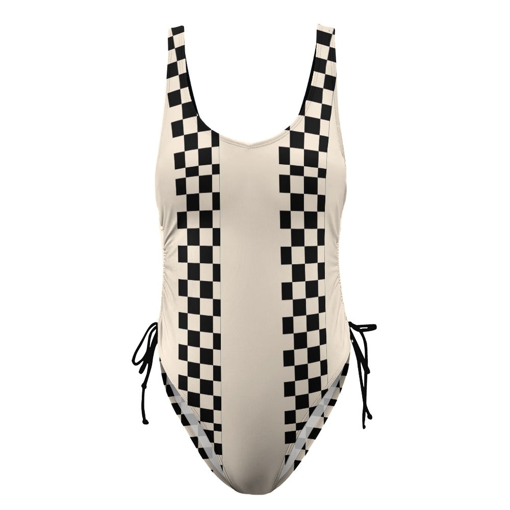 RACER RETRO ADJUSTABLE ONE PIECE SWIM SUIT